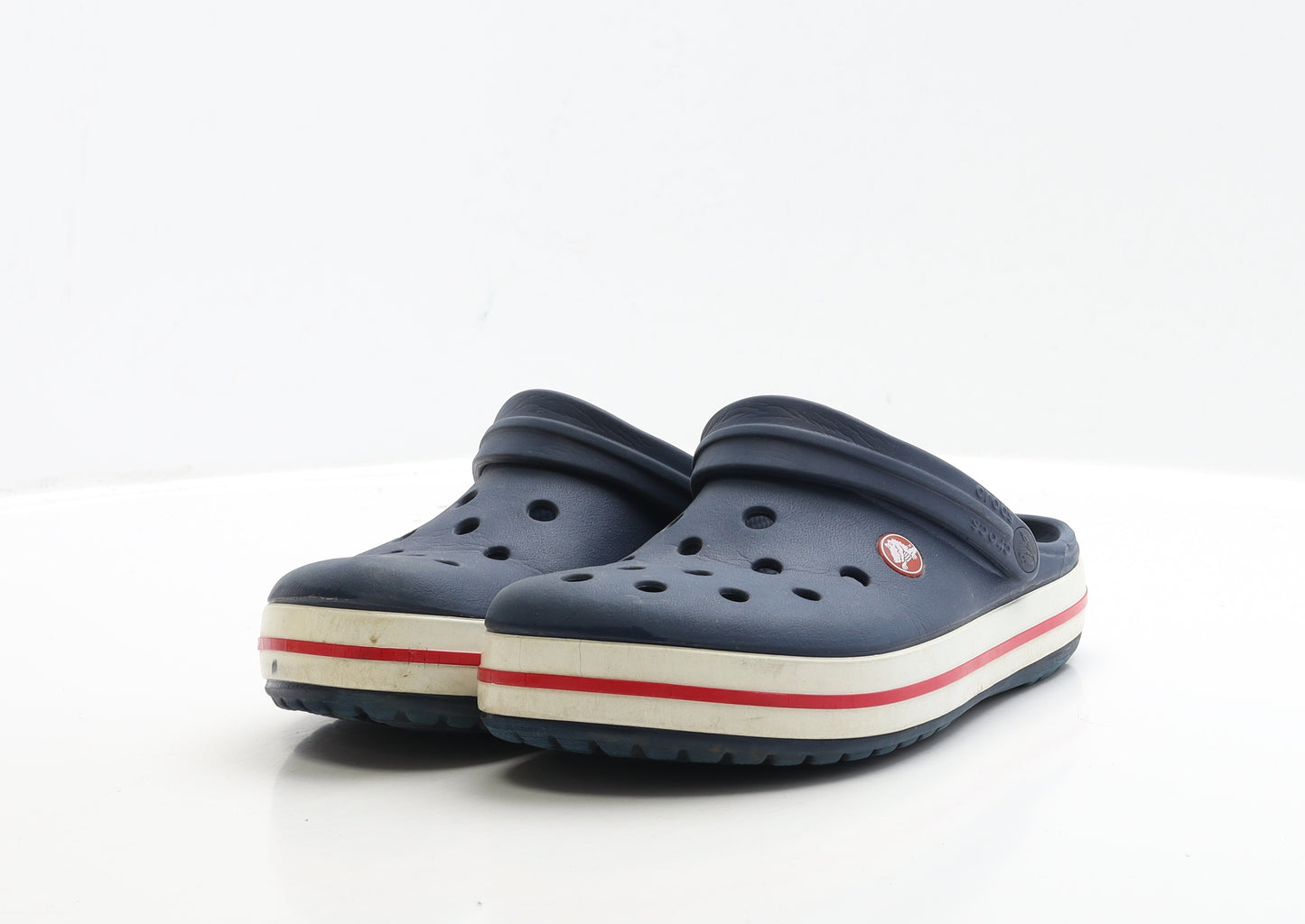 Crocs Womens Blue Rubber Clog Casual UK 5