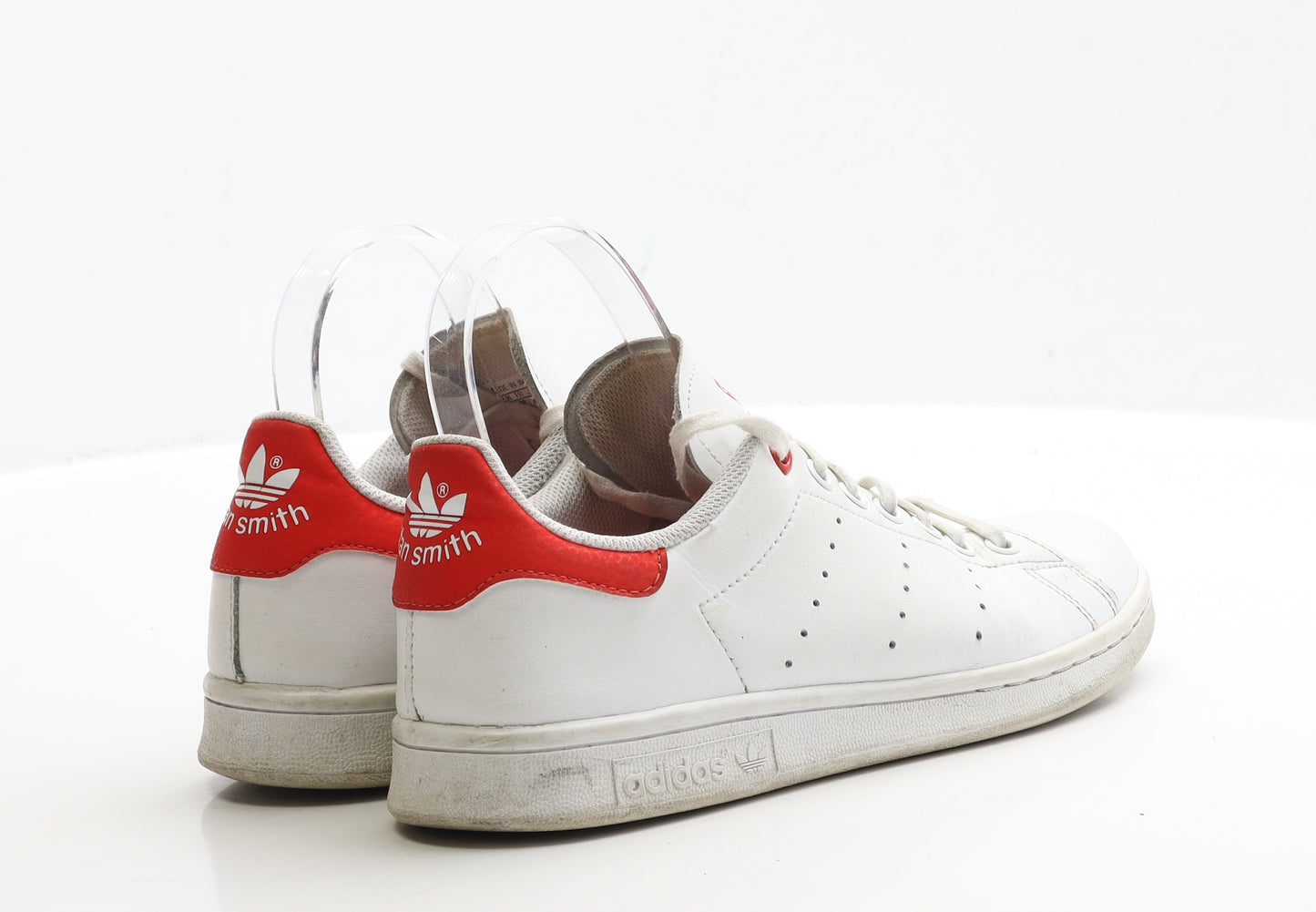 adidas Womens White Polyester Trainer UK 5.5 - Stan Smith