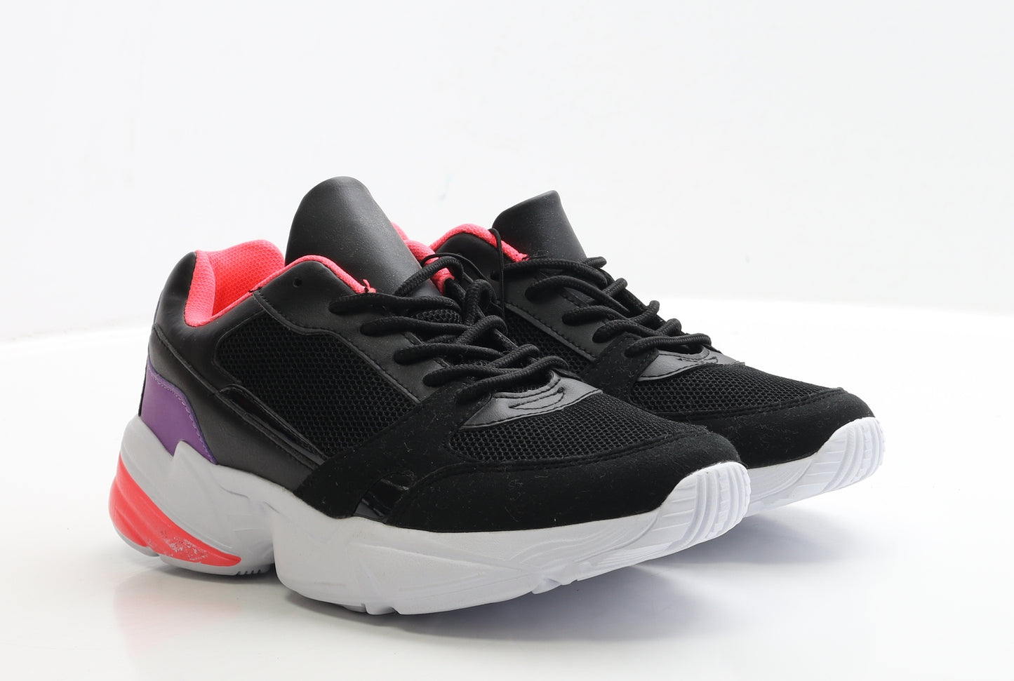 Dunnes Stores Womens Black Polyester Trainer UK 6 EUR 39