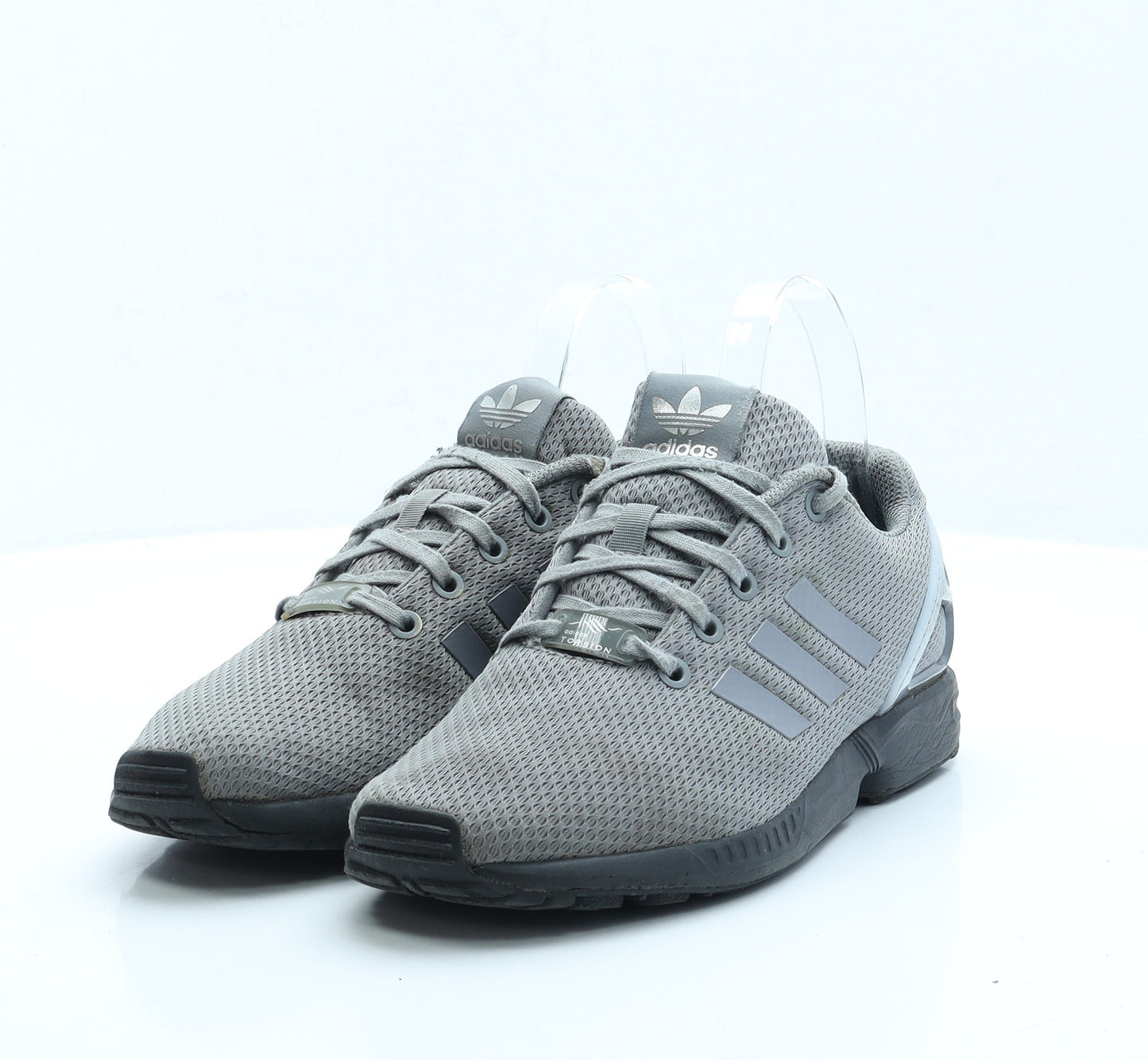 adidas Womens Grey Polyester Trainer UK 5