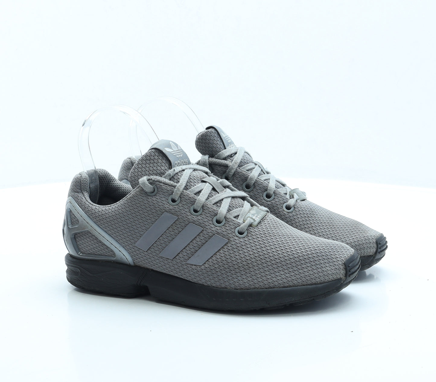 adidas Womens Grey Polyester Trainer UK 5