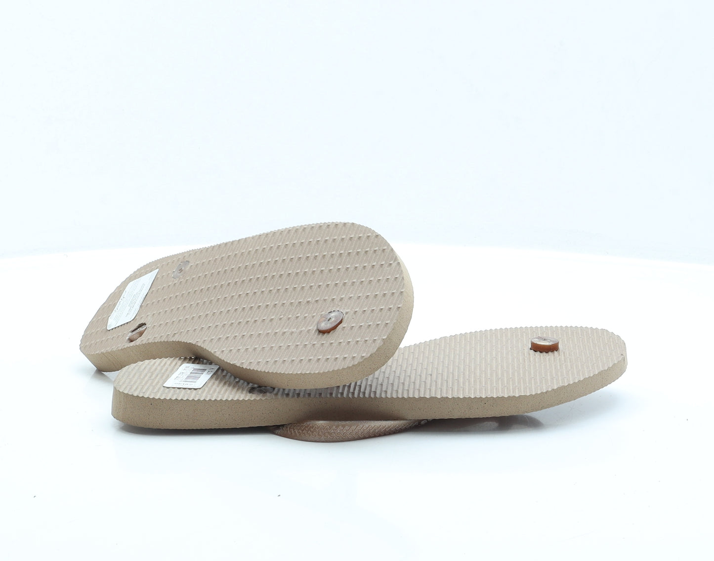 Havaianas Womens Brown Rubber Thong Sandal UK 6 EUR 41