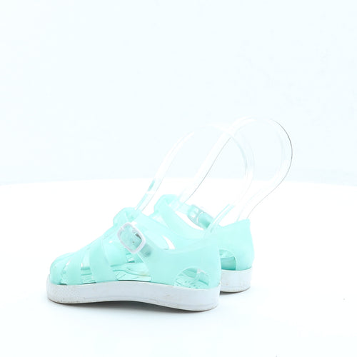 Preworn Girls Green Rubber Fisherman Sandal UK 5 EUR 22