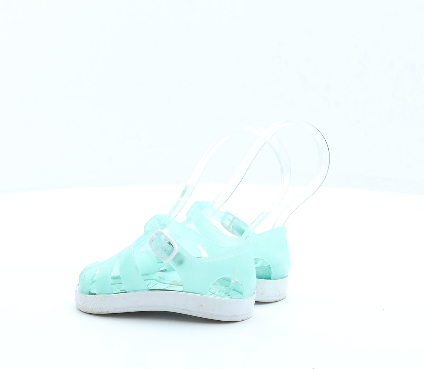 Preworn Girls Green Rubber Fisherman Sandal UK 5 EUR 22