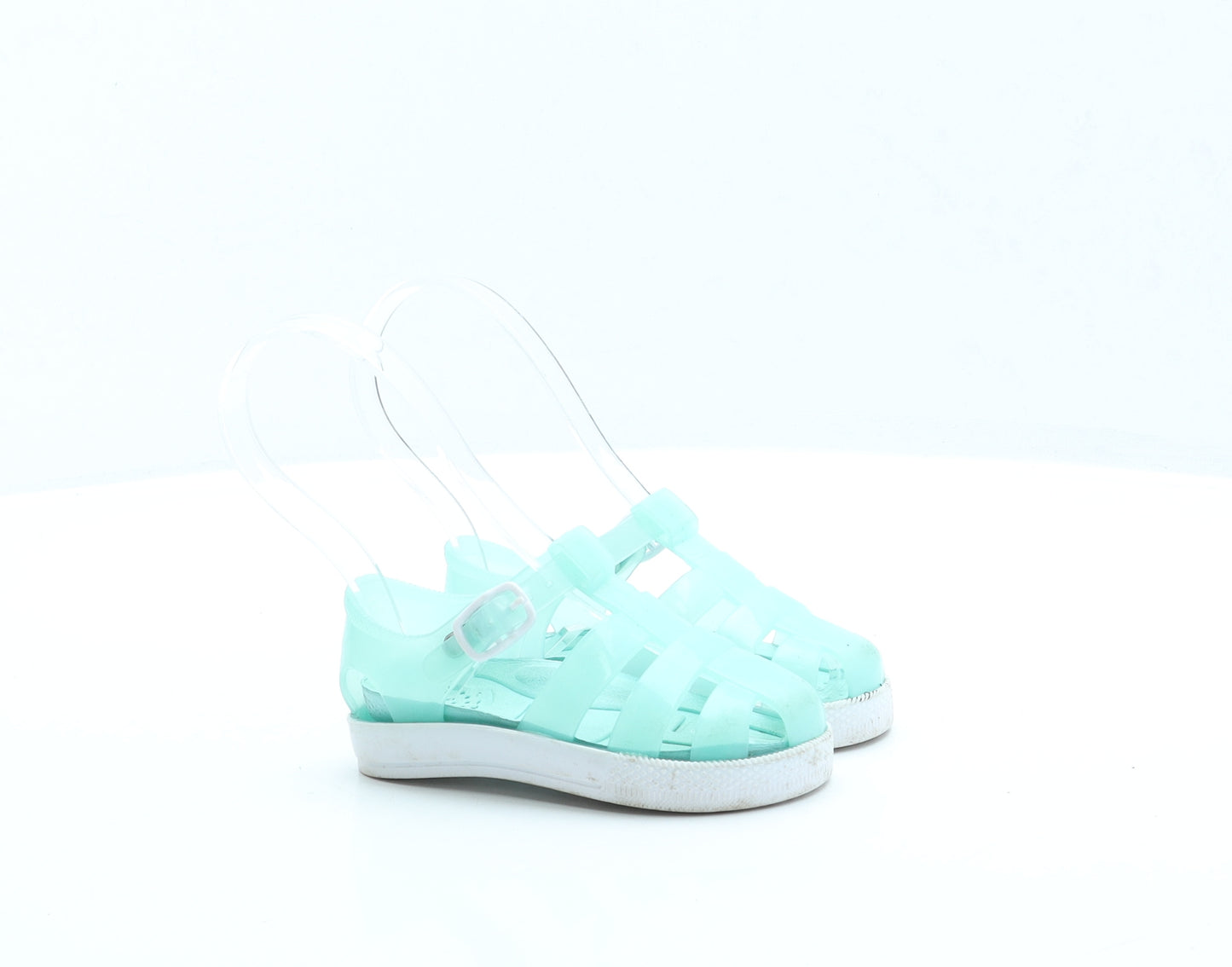 Preworn Girls Green Rubber Fisherman Sandal UK 5 EUR 22