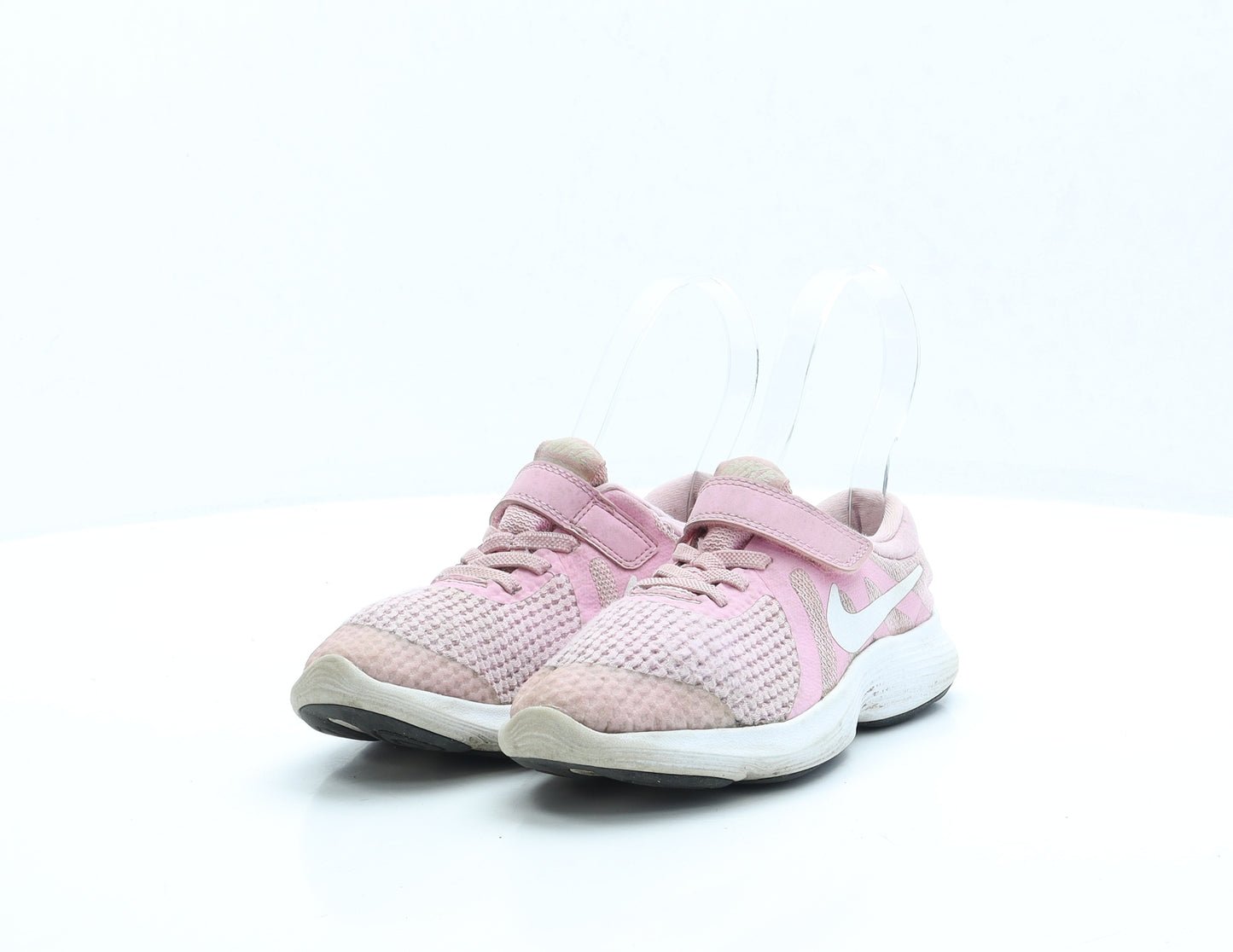 Nike Girls Pink Polyester Trainer UK 13