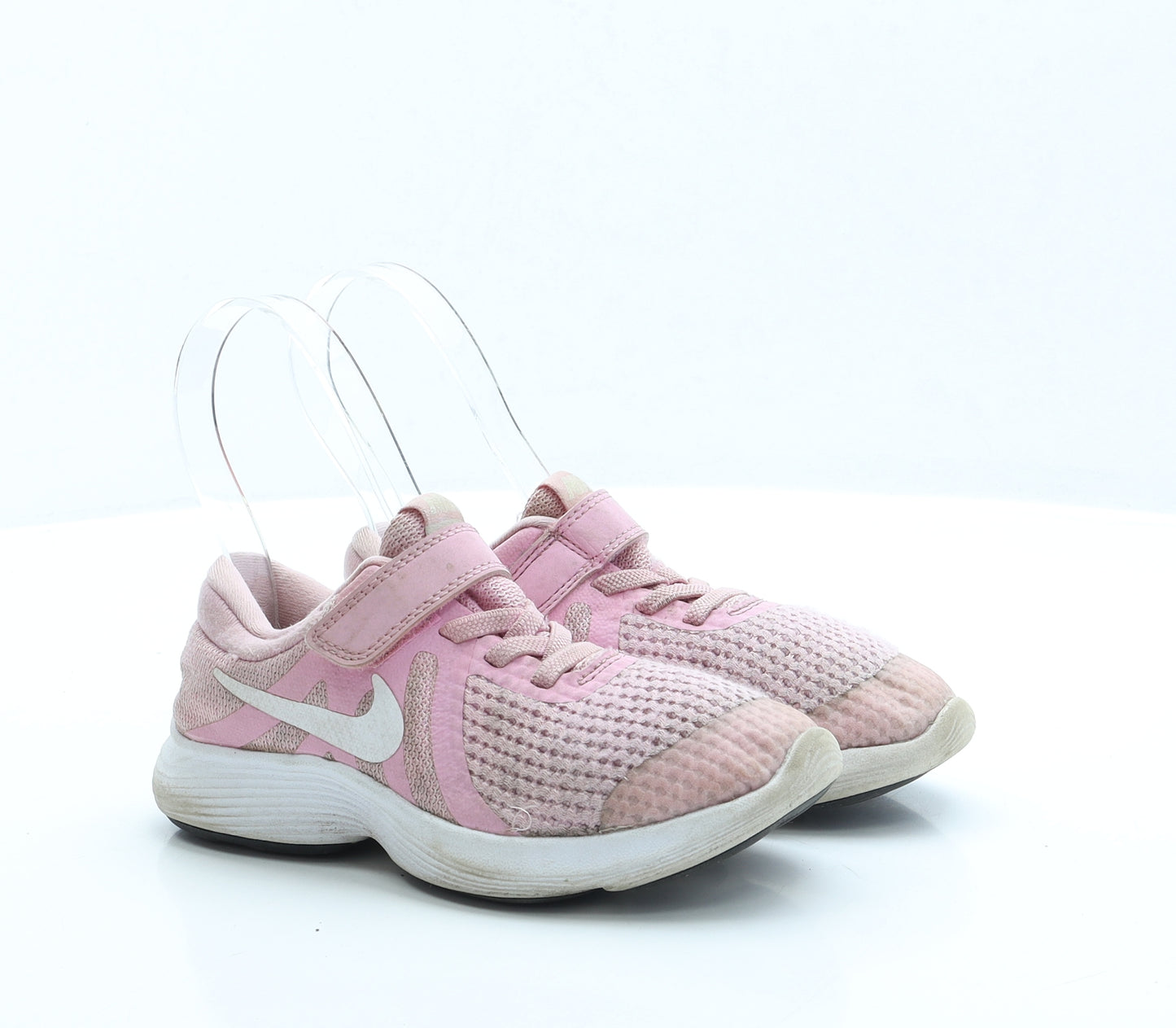 Nike Girls Pink Polyester Trainer UK 13