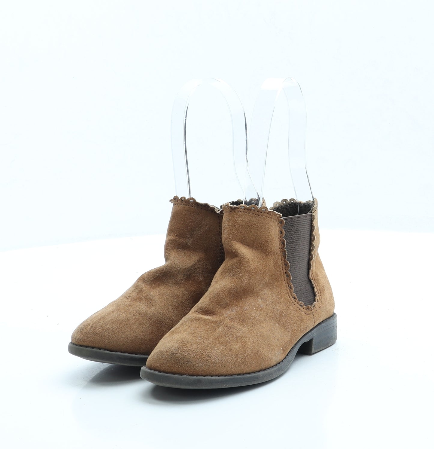 Primark Girls Brown Polyester Chelsea Boot UK 11 EUR 29 US 12