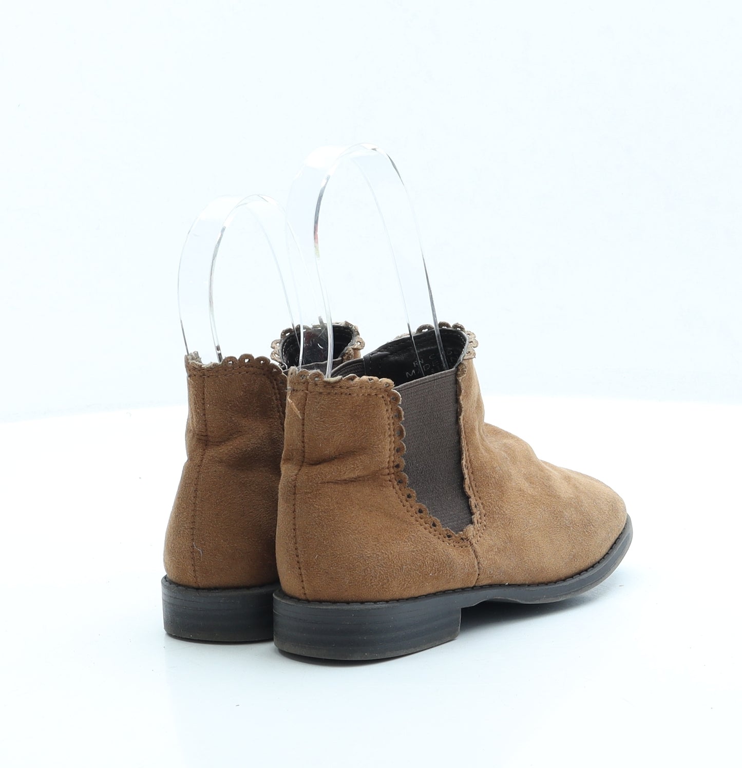 Primark Girls Brown Polyester Chelsea Boot UK 11 EUR 29 US 12