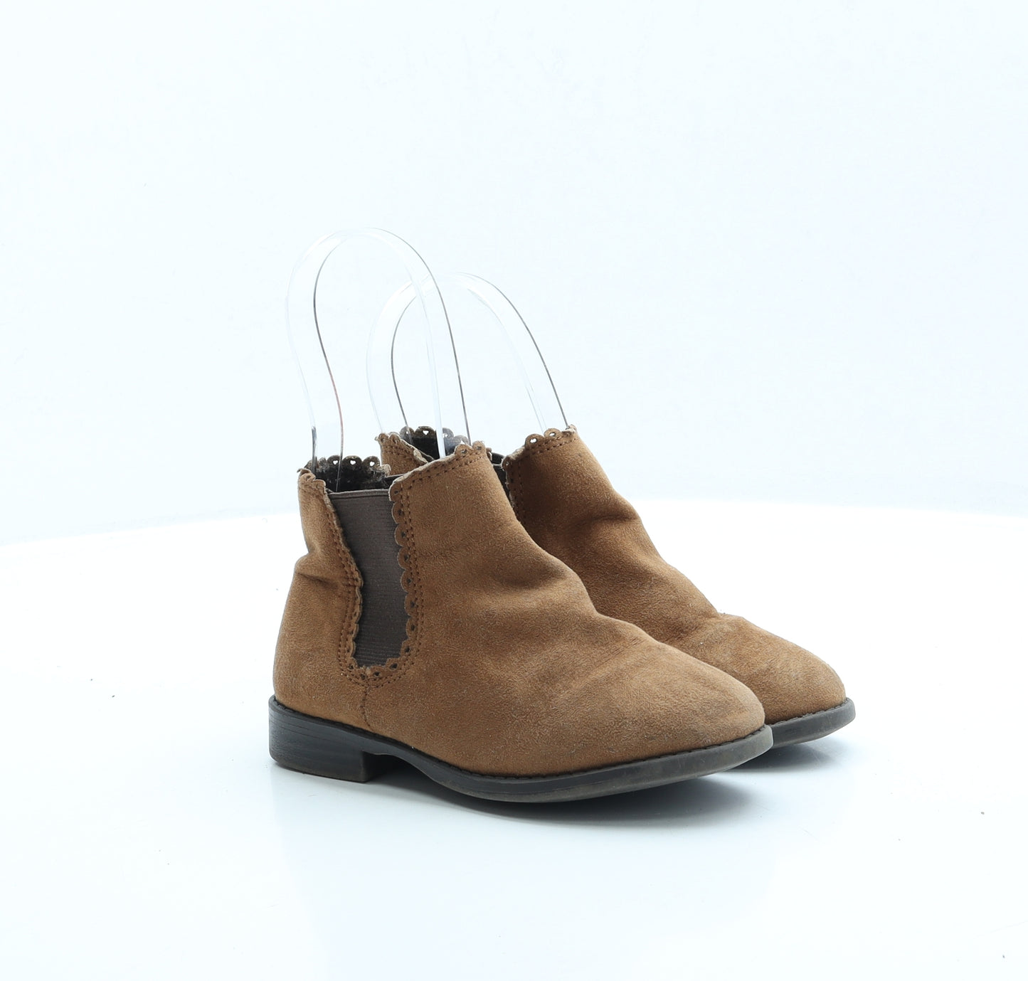 Primark Girls Brown Polyester Chelsea Boot UK 11 EUR 29 US 12