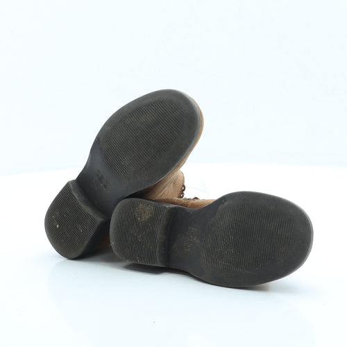 Primark Girls Brown Polyester Chelsea Boot UK 11 EUR 29 US 12