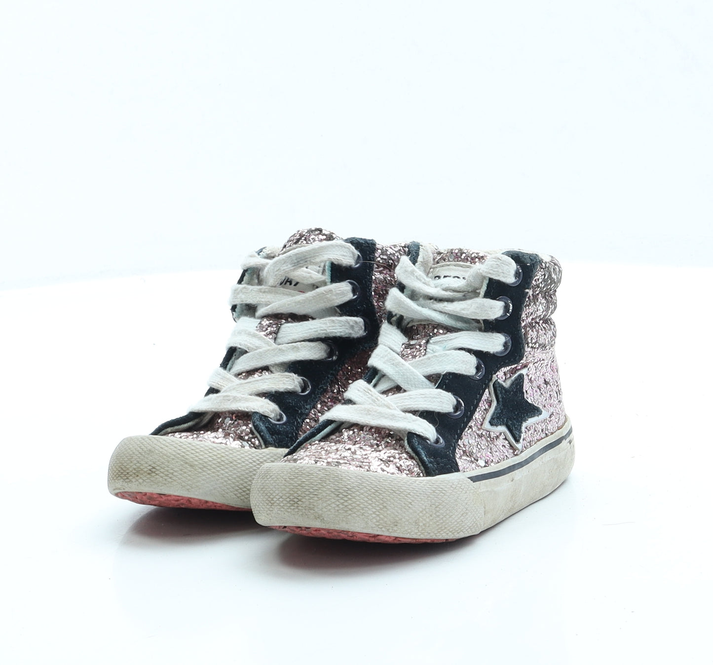 NEXT Girls Pink Polyester Trainer UK 7