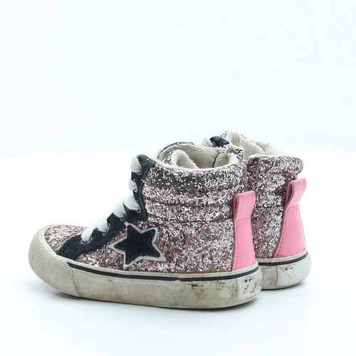 NEXT Girls Pink Polyester Trainer UK 7