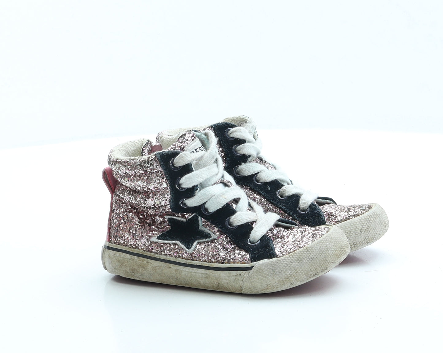 NEXT Girls Pink Polyester Trainer UK 7