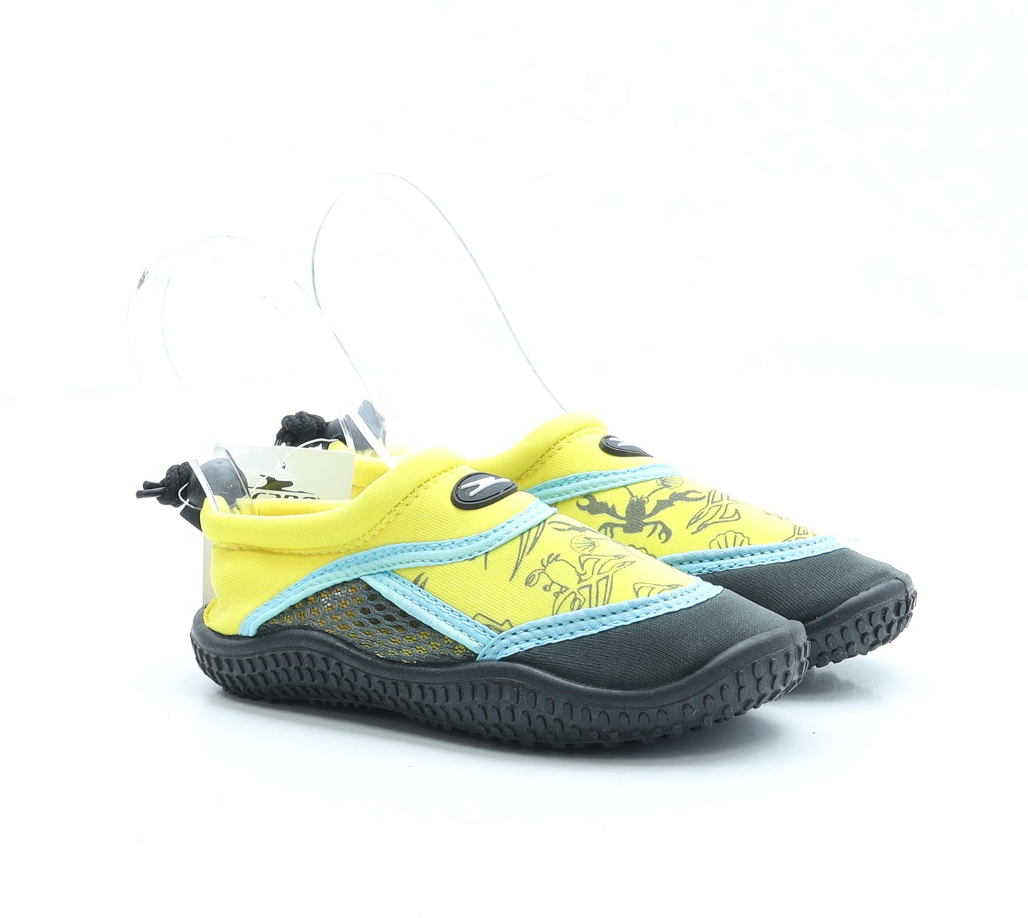 Crane Boys Yellow Polyester Sock Casual UK 10 - Aqua Shoe