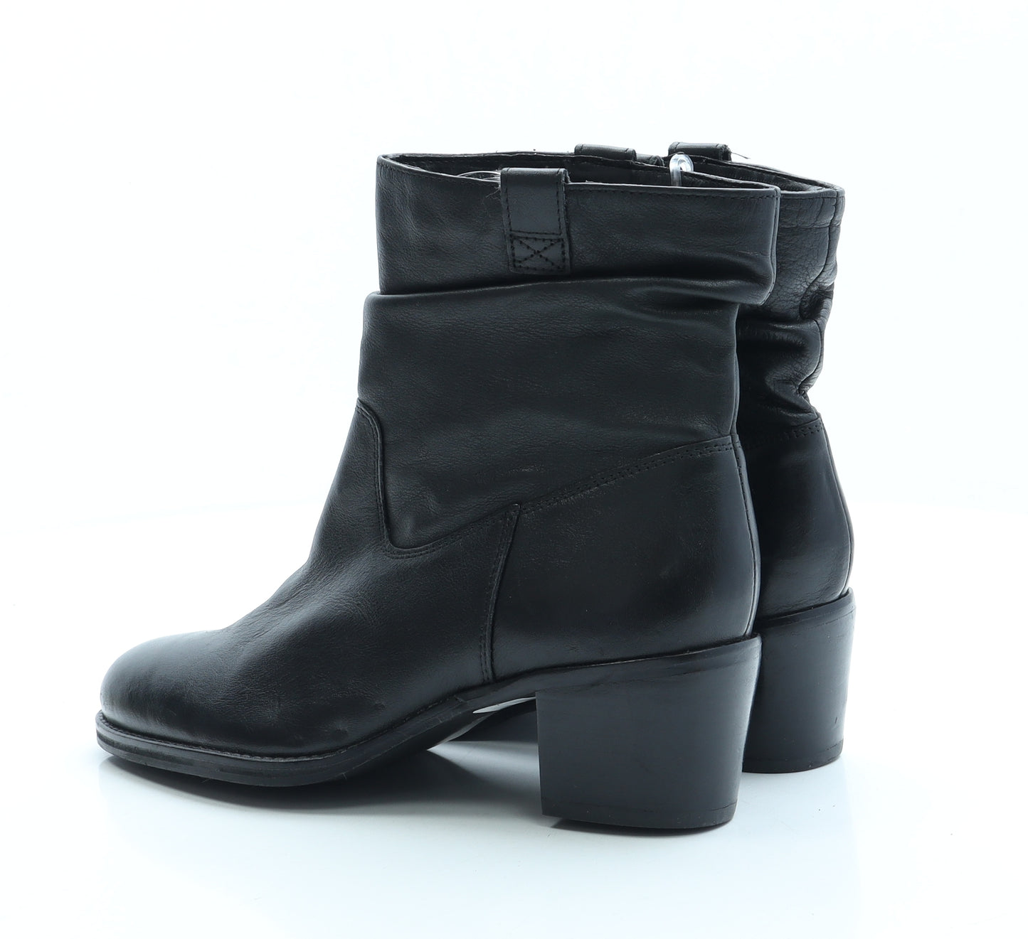 Linea Womens Black Faux Leather Sock Boot UK 6 EUR 39