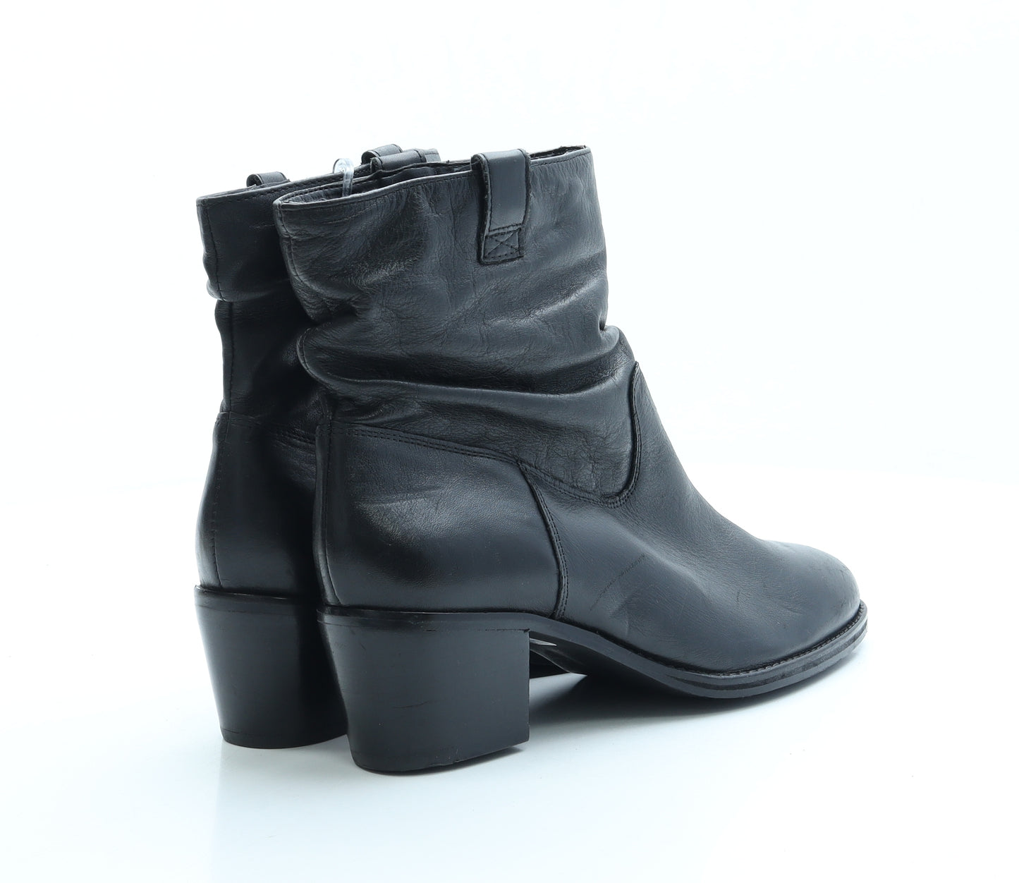 Linea Womens Black Faux Leather Sock Boot UK 6 EUR 39