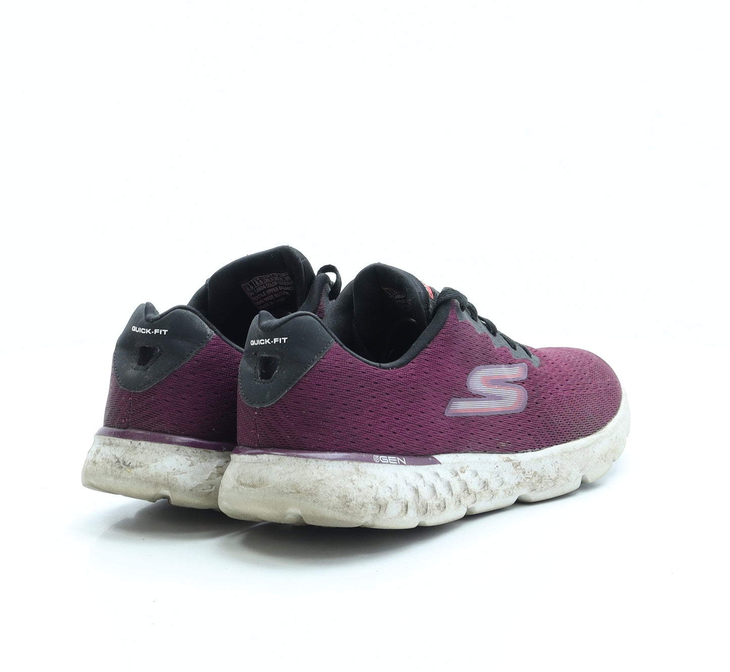 Skechers Womens Purple Polyester Trainer UK 5.5