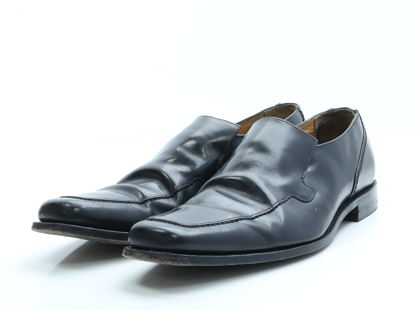 Loake Mens Black Leather Loafer Casual UK 11
