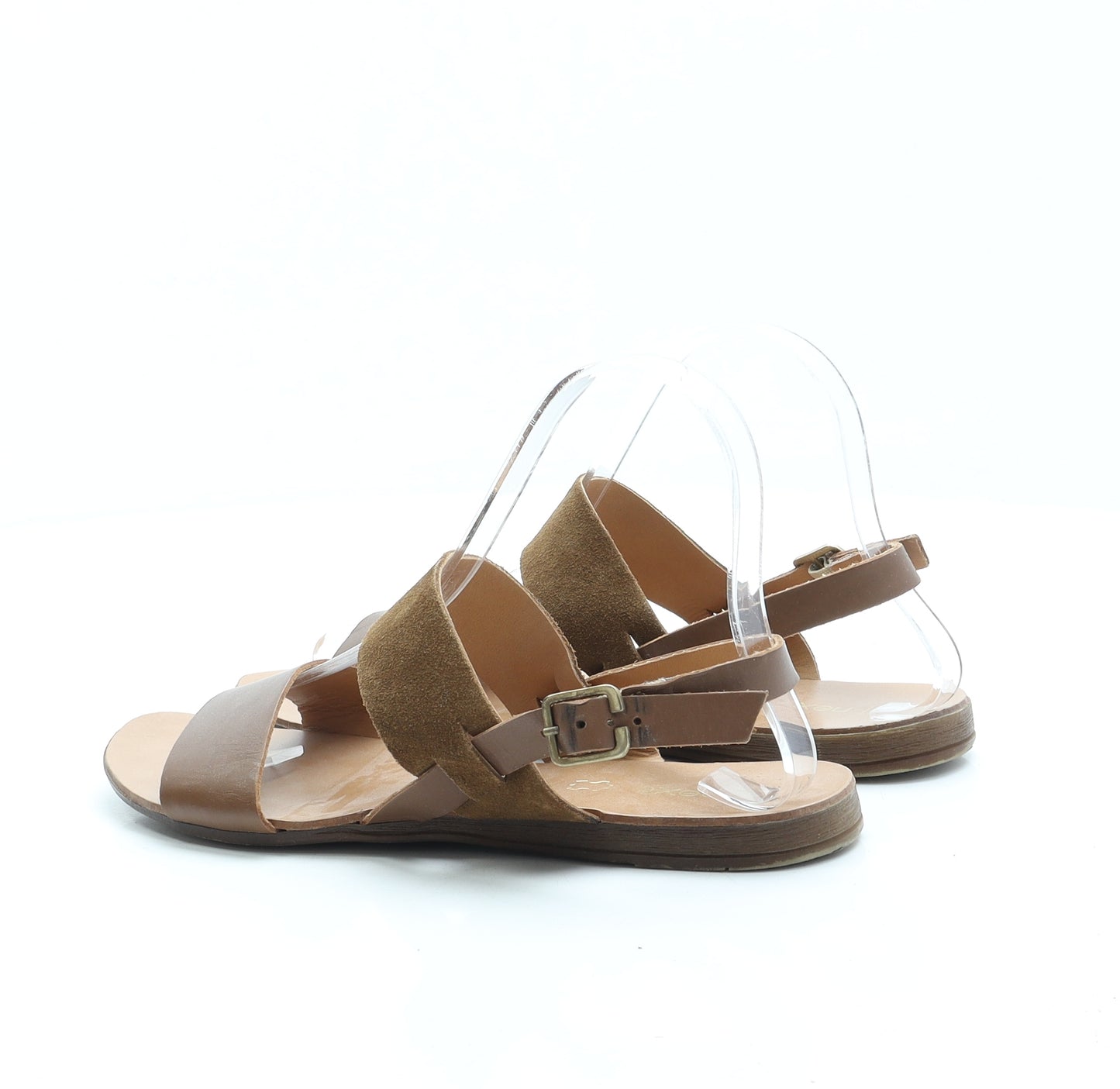 NEXT Womens Brown Leather Strappy Sandal UK 5 EUR 38