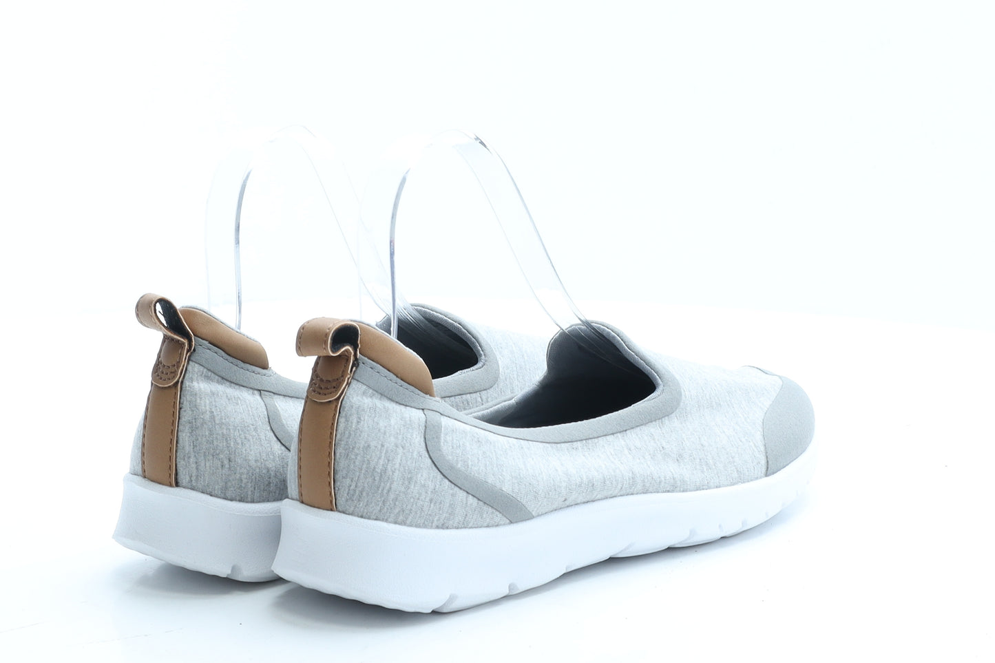 Cloudsteppers Womens Grey Polyester Loafer Flat UK 7 EUR 41