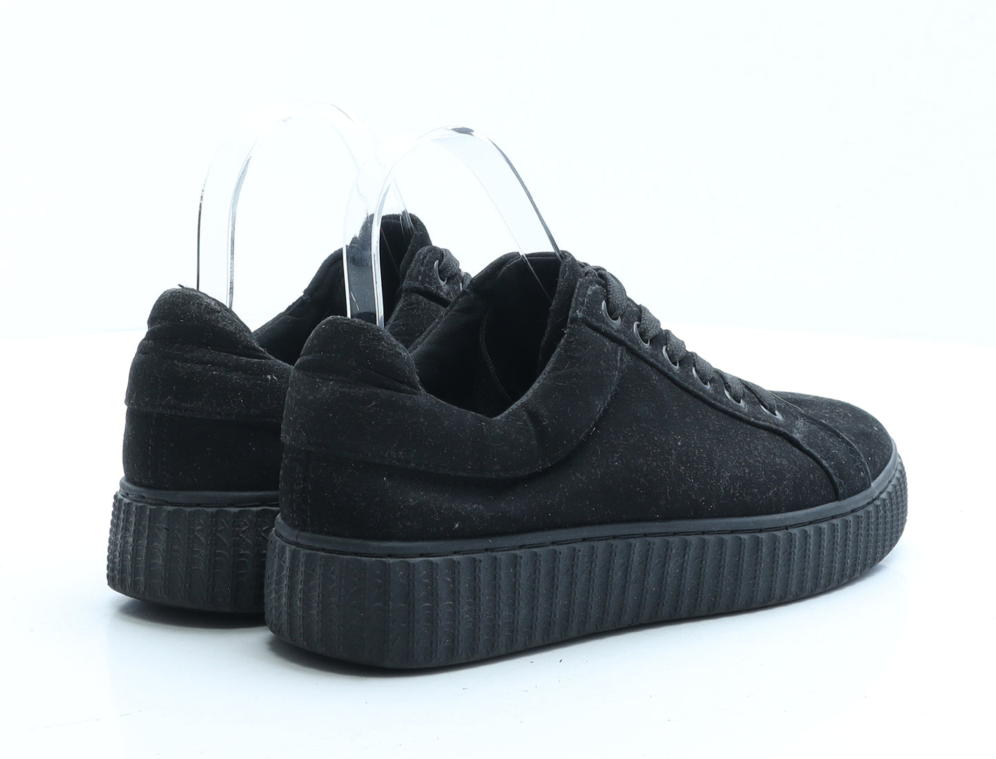 Krush Womens Black Polyester Trainer UK 4