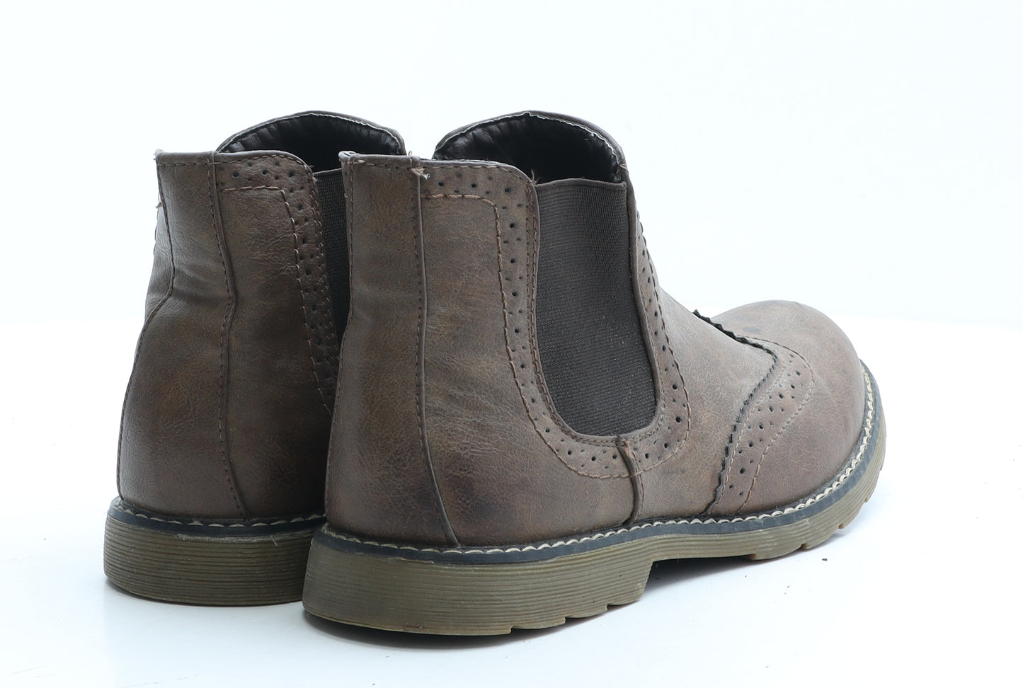 Cotton Traders Mens Brown Leather Chelsea Boot UK 8