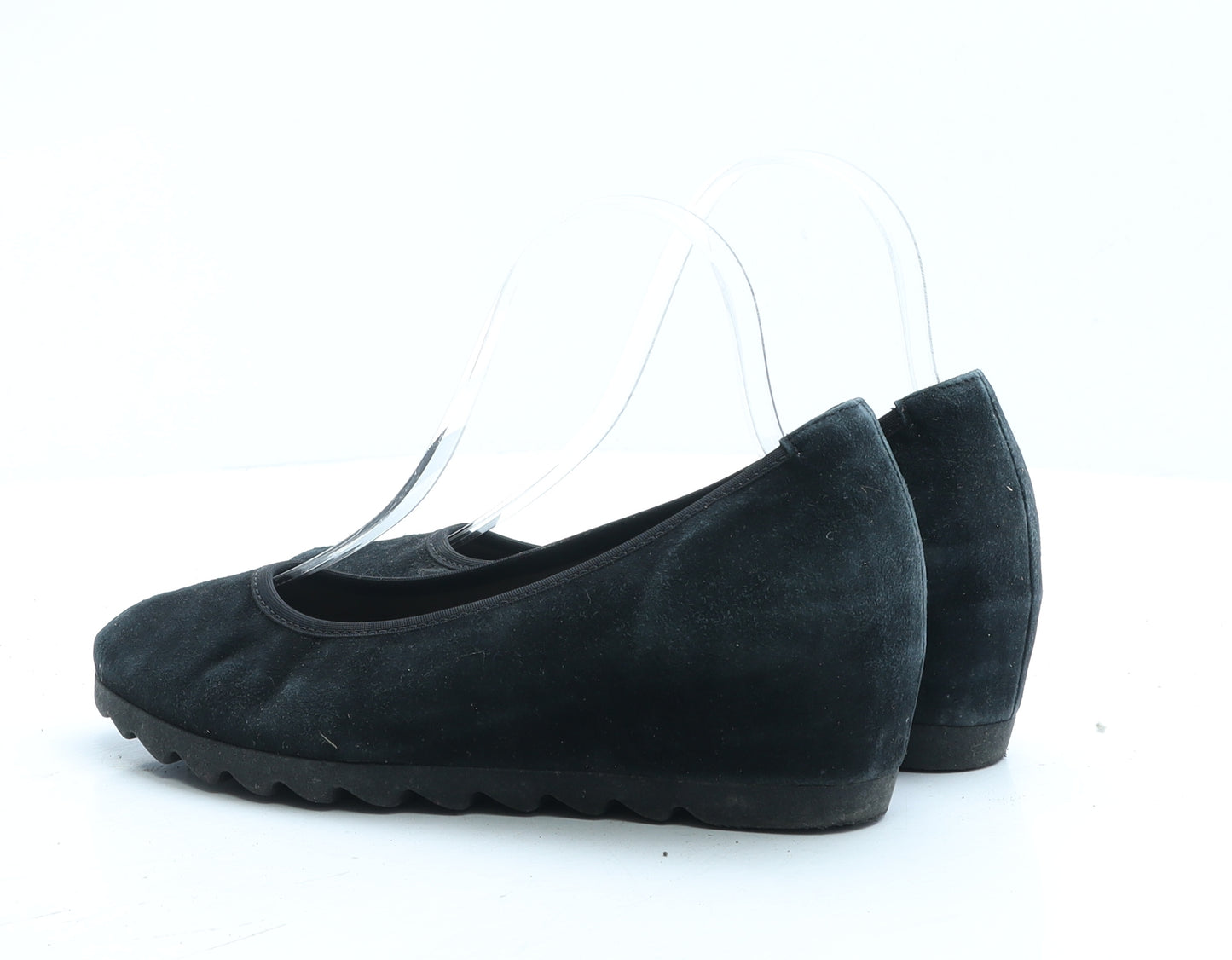 Gabor Womens Black Polyester Platform Heel UK 4