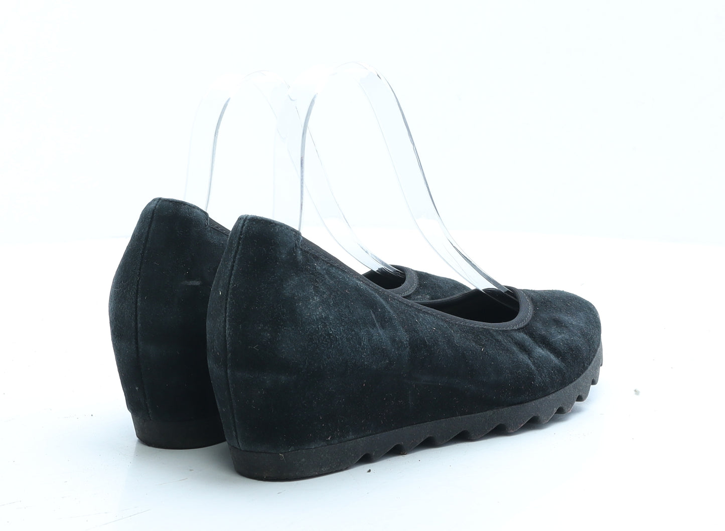 Gabor Womens Black Polyester Platform Heel UK 4