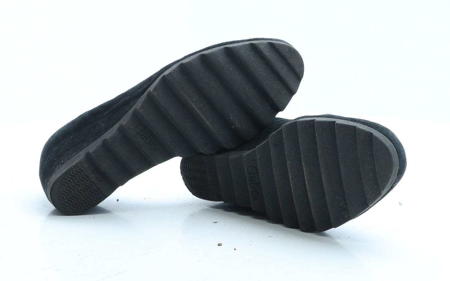 Gabor Womens Black Polyester Platform Heel UK 4