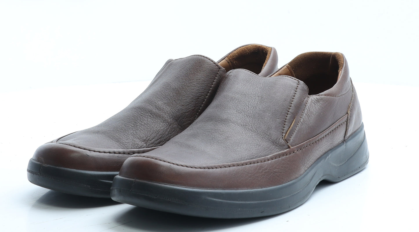 Esse Mens Brown Leather Loafer Casual UK 9 EUR 42
