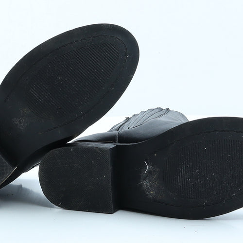 Atmosphere Womens Black Faux Leather Chelsea Boot UK 3 EUR 36