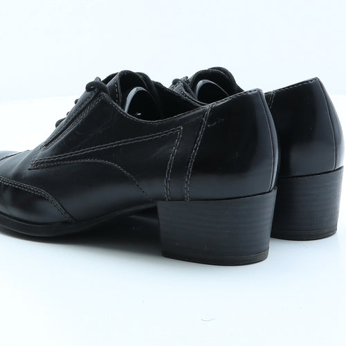 Tamaris Womens Black Faux Leather Mary Jane Boot UK 7 40
