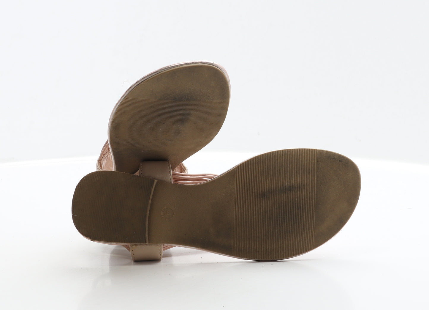 Lilley Womens Pink Polyester Thong Sandal UK 4