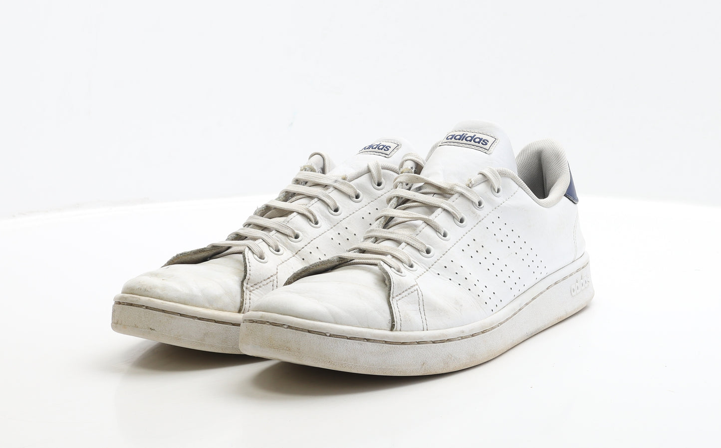 adidas Mens White Polyester Trainer UK 10