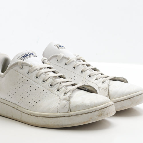 adidas Mens White Polyester Trainer UK 10