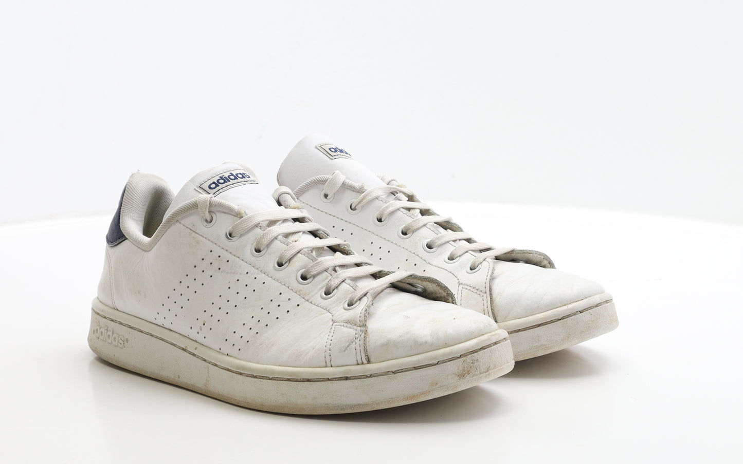 adidas Mens White Polyester Trainer UK 10