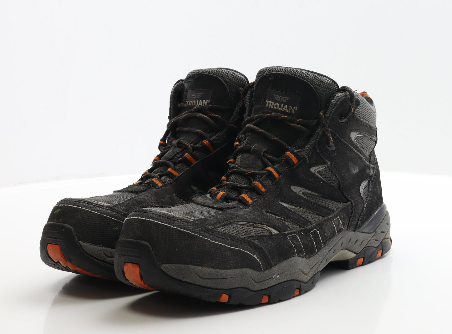 Trojan Mens Black Polyester Bootie Boot UK 9 EUR 43