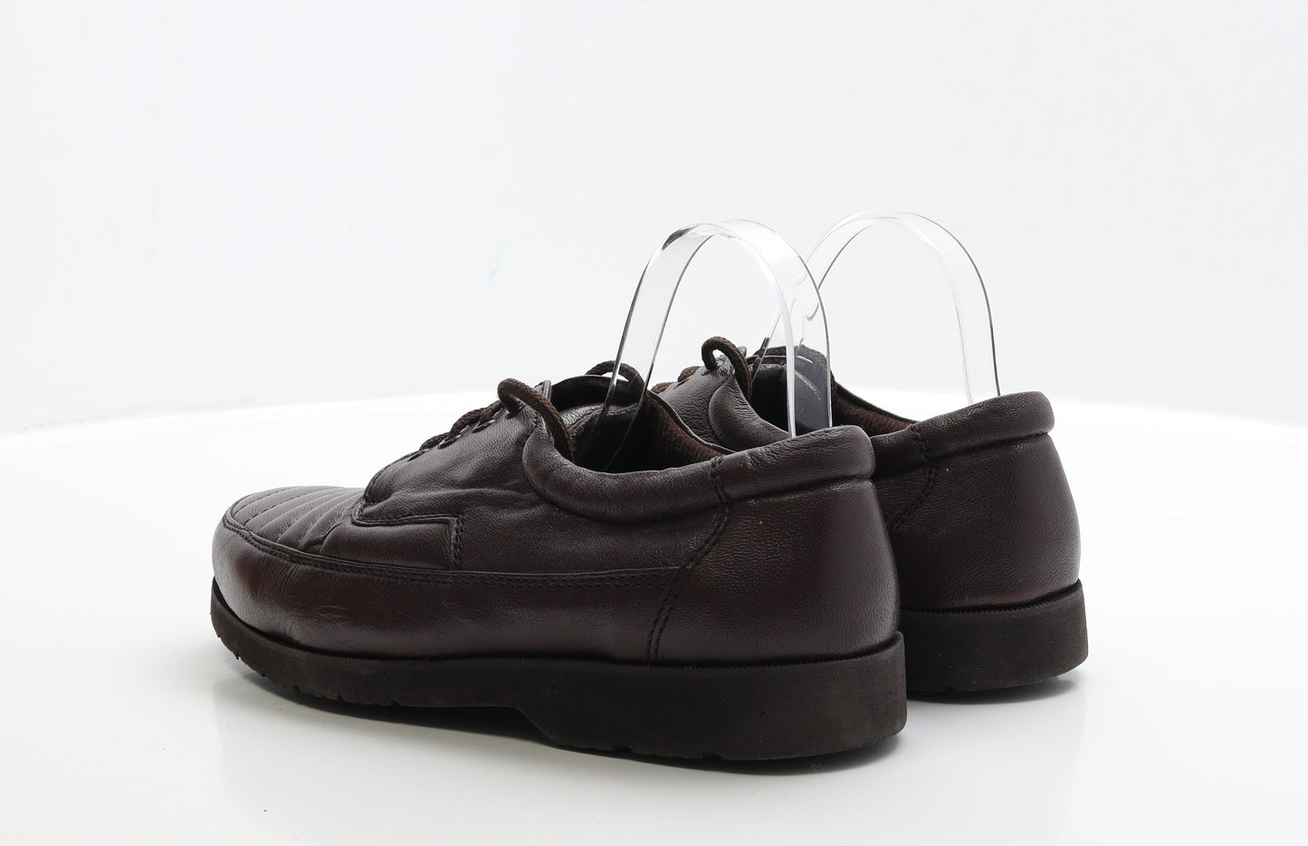 Clifford James Mens Brown Faux Leather Boat Shoe Casual UK 9