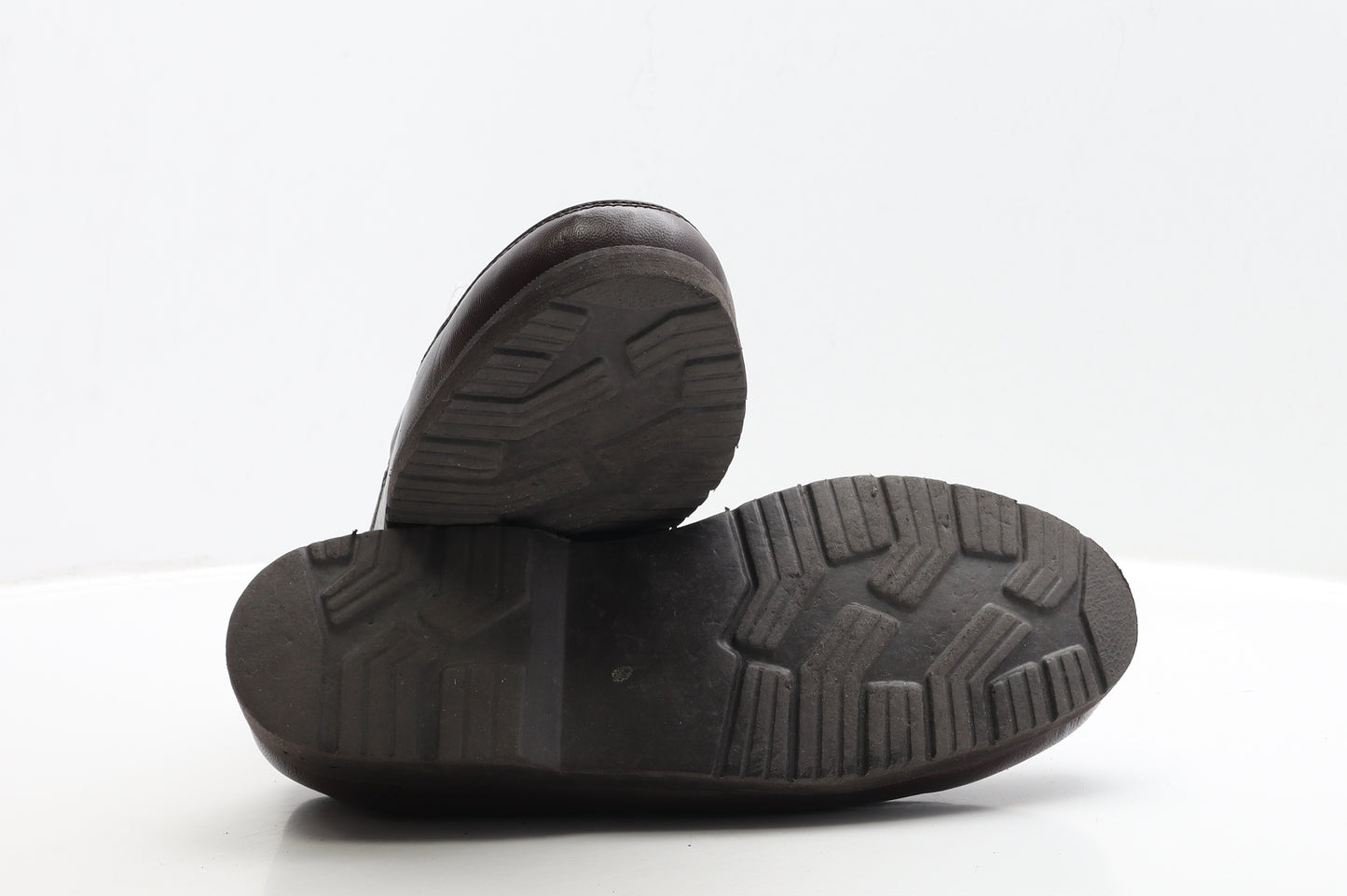 Clifford James Mens Brown Faux Leather Boat Shoe Casual UK 9