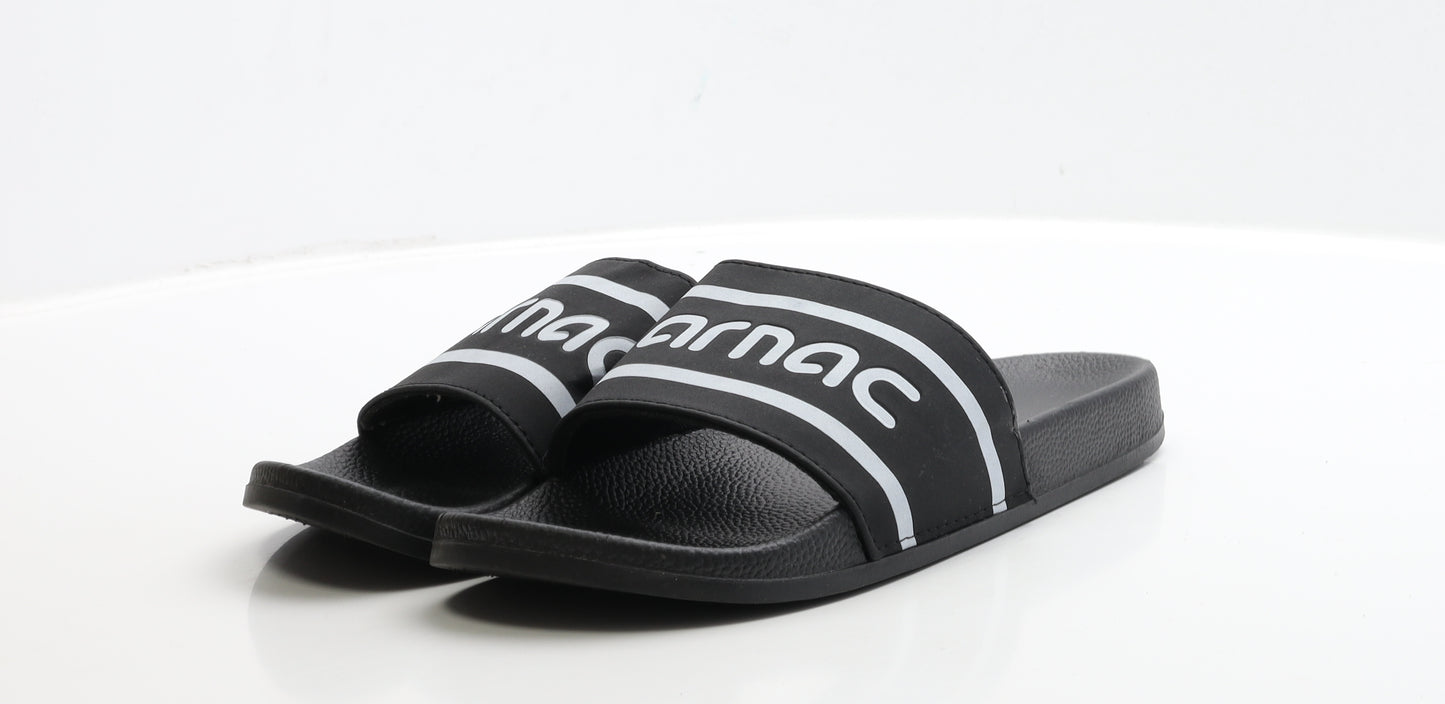 Carnac Mens Black Polyester Slip On Sandal UK 10 EUR 44