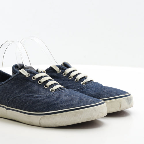Primark Mens Blue Fabric Trainer UK 8 EUR 42