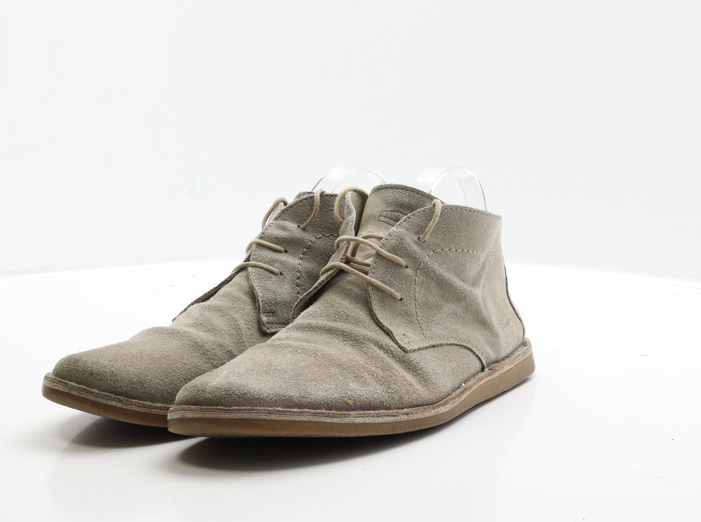 Ikon Mens Beige Faux Suede Chukka Boot UK 8 EUR 42