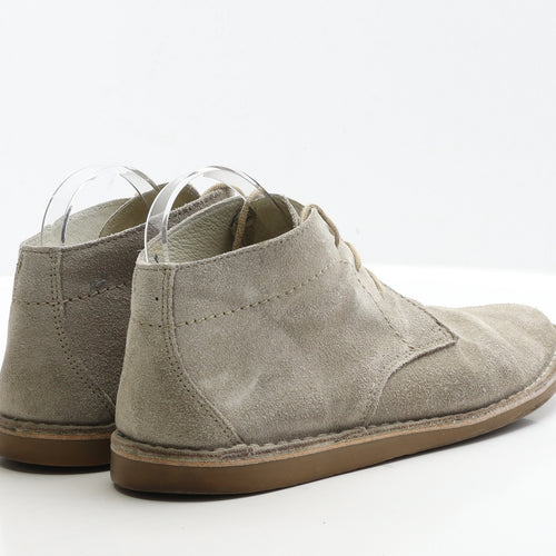 Ikon Mens Beige Faux Suede Chukka Boot UK 8 EUR 42