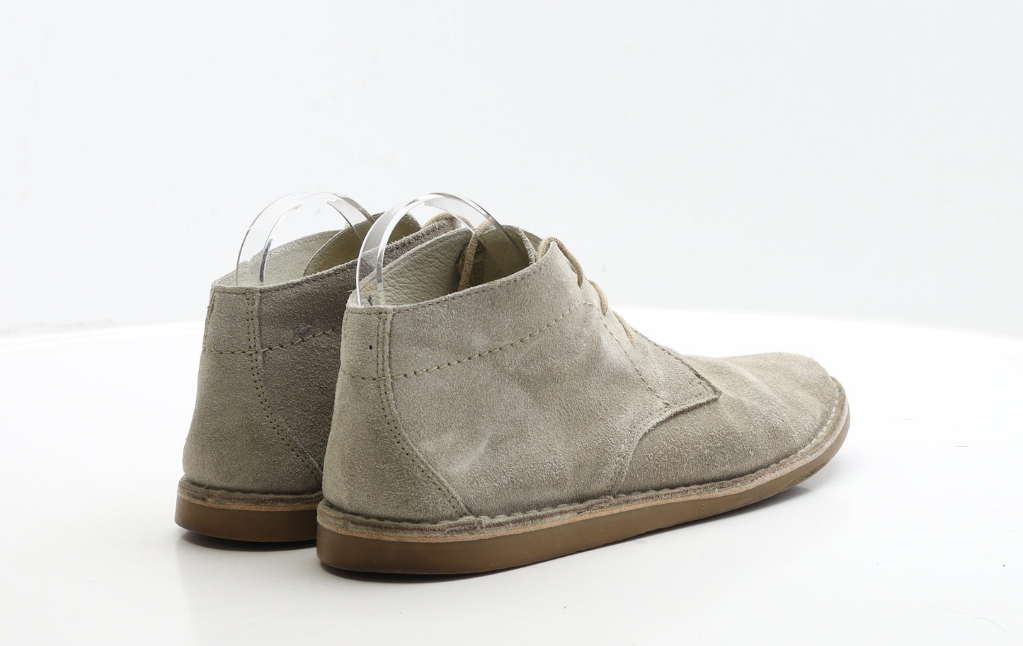 Ikon Mens Beige Faux Suede Chukka Boot UK 8 EUR 42