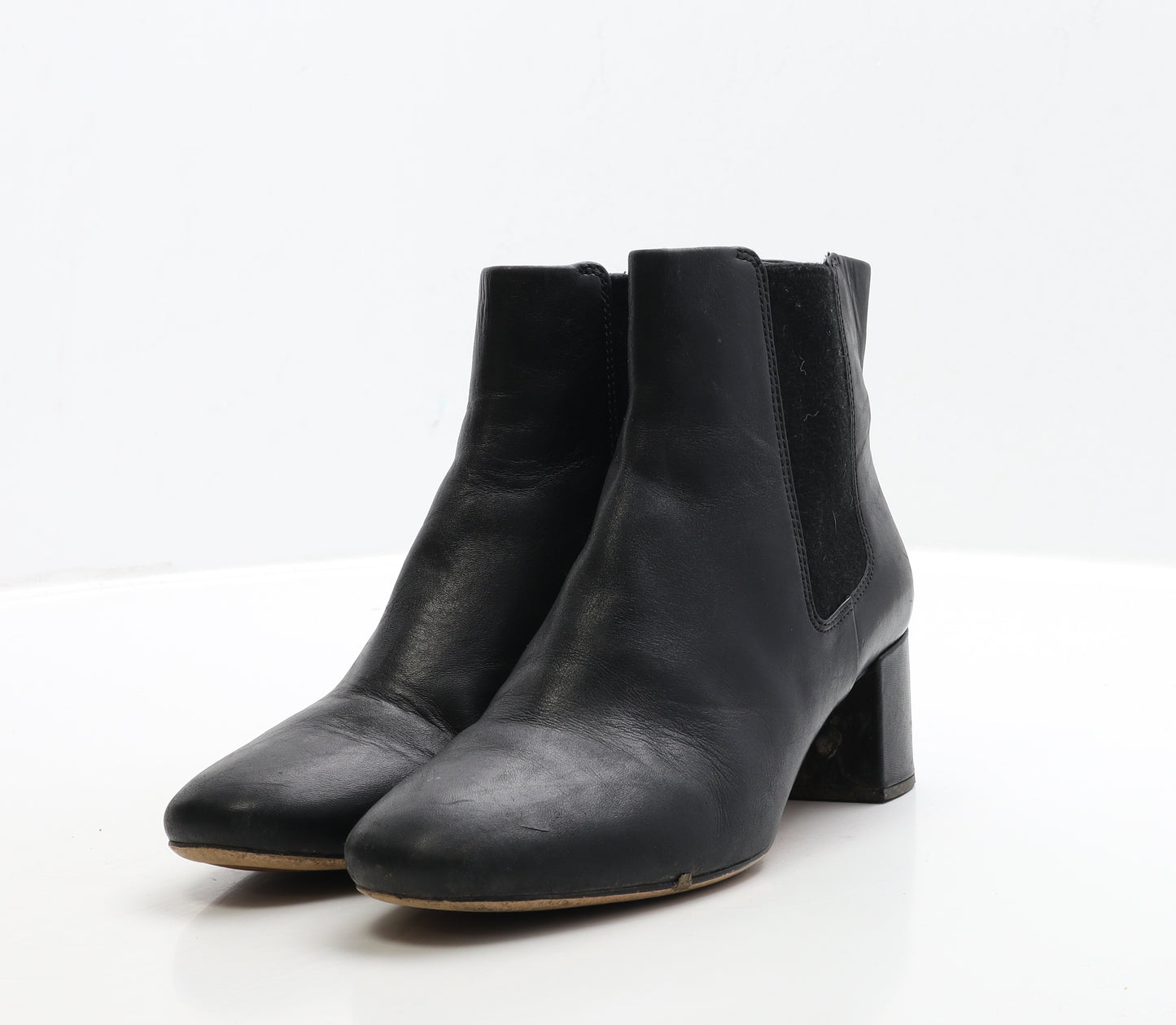 Clarks Womens Black Leather Chelsea Boot UK 5.5