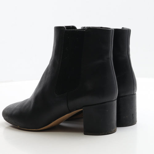 Clarks Womens Black Leather Chelsea Boot UK 5.5