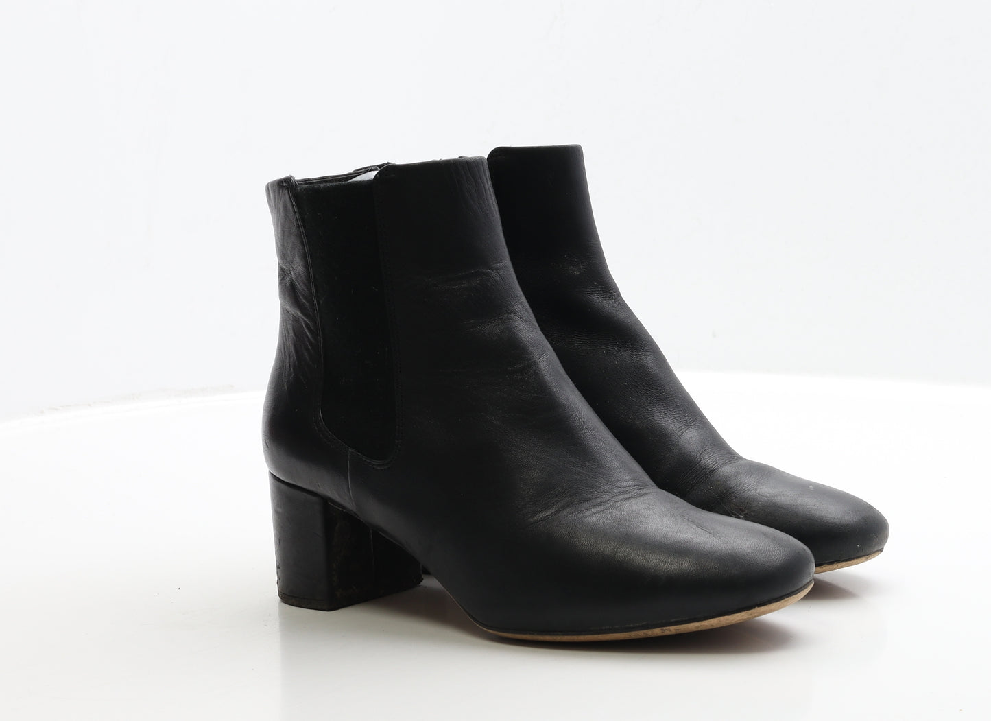Clarks Womens Black Leather Chelsea Boot UK 5.5