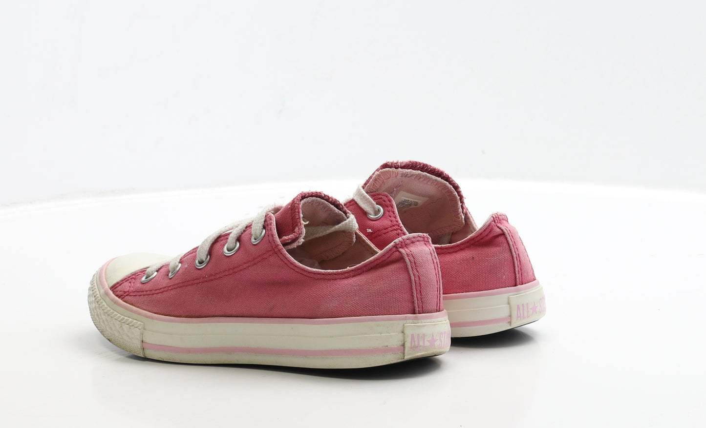 Converse Girls Pink Fabric Trainer UK 3 EUR 35
