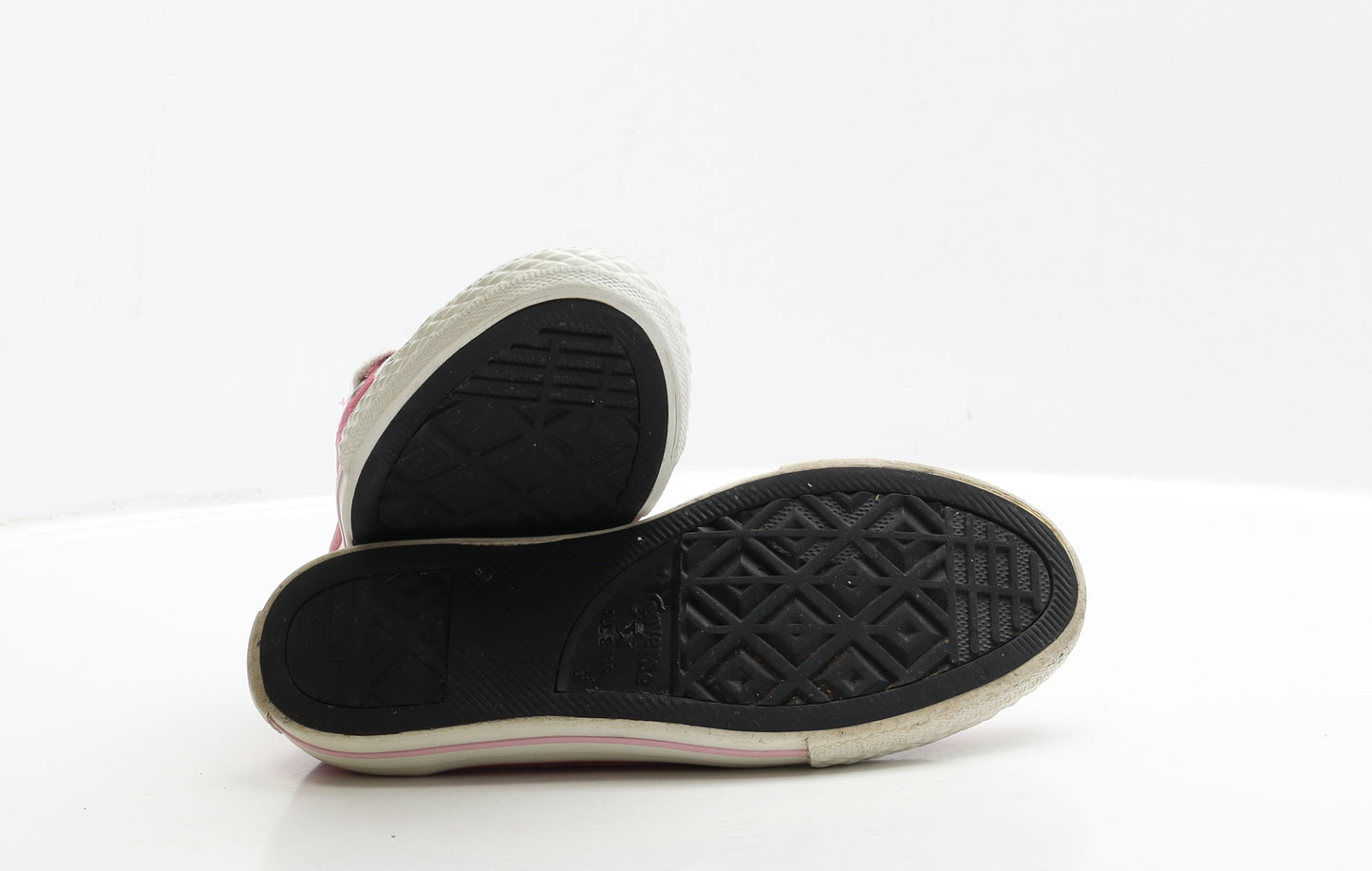 Converse Girls Pink Fabric Trainer UK 3 EUR 35